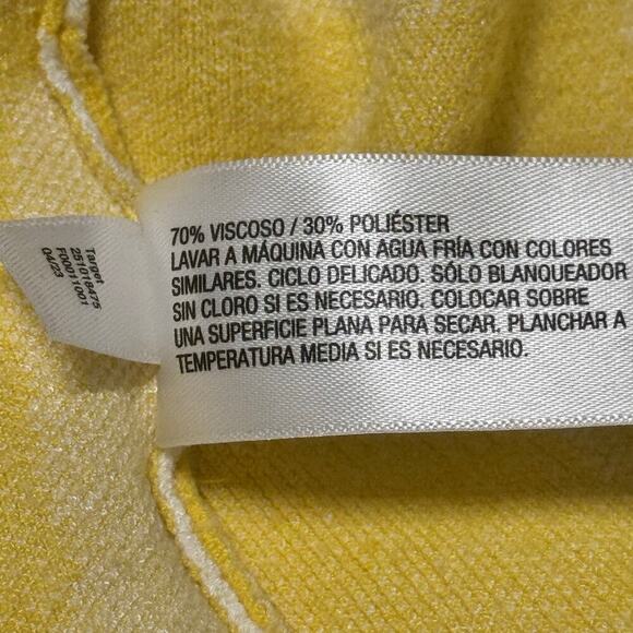 New Diane Von Furstenberg for Target Ginkgo Yellow Sweaterknit Midi Dress Sz XL - Picture 13 of 14